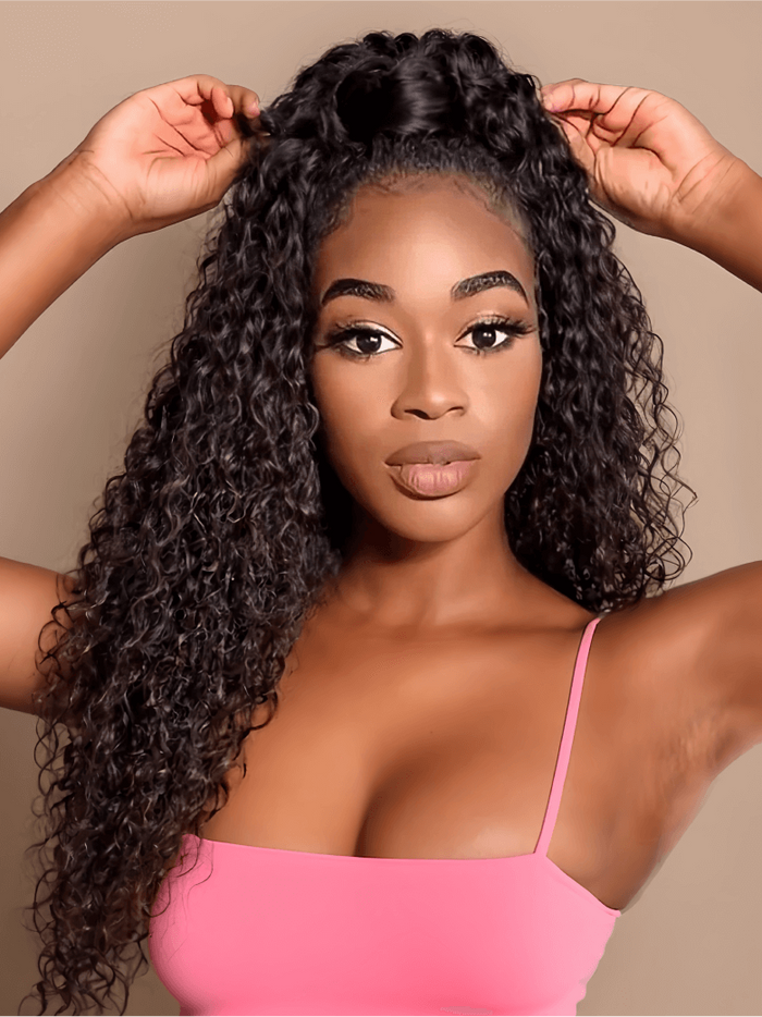 Petaluxe CLASSIC CLIP-INS CURLY: NATURAL BLACK