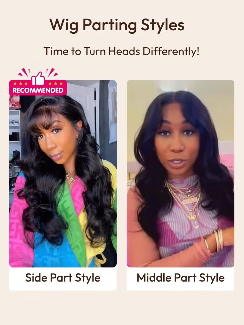 13x4 Pre-Everything? Side-Part Fluffy Loose Wave Wig With Wispy Air Bangs