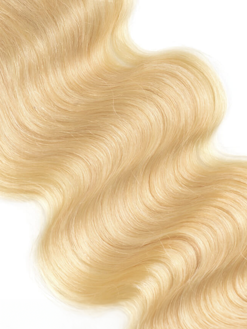 Hair 613 Blonde Human Hair Body Wave Blonde Hair 4x4 Lace Closure