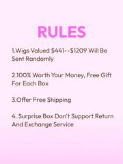 $215 SURPRISE BOX - 2 Wigs FOR $717 VALUE