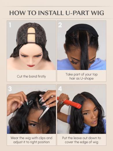 [2 wigs=$229] 24" Upart Jerry Curly Wig and 14" 13x4 Lace Front Jerry Curly Wig