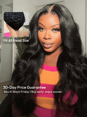 [Invisi Drawstring] 13x4 Pre-Everything? Transparent Lace & HD Lace Front Pull And Go 3D Body Wave Wig Real Ear To Ear Wig