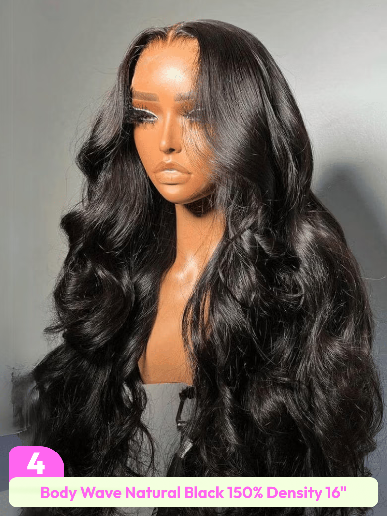 [24"=$99-$129] All 13x4 Front Large Lace 200%/ 180%/ 150% Density Spring & Summer Colored/ Natural Black Everyday Style Wigs