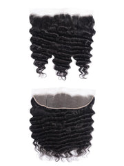 Hair 3 Bundles Loose Deep Wave Virgin Human Hair With Frontal