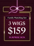 [3 Wigs $159 Family Matching Set] Petaluxe Black Friday Early Bird Offer Limited Stock