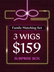 [3 Wigs $159 Family Matching Set] Black Friday Early Bird Offer Limited Stock