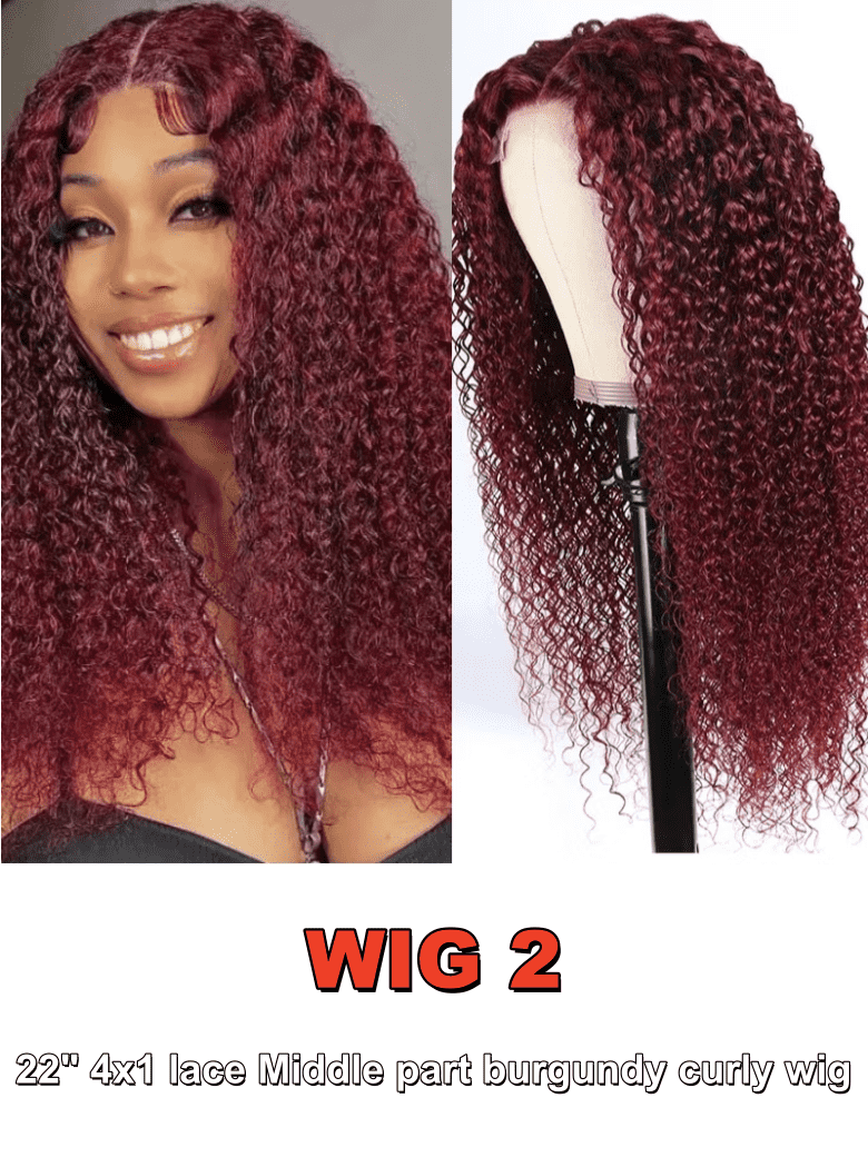 2 Wigs Start From $188 for 20"-22" Lace Wigs And 13x4 Pre Everything Drawstring Brown Highlight Wig