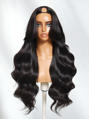 Bye-Bye Knots 7x5 Lace Black Yaki Soft Layered Wig