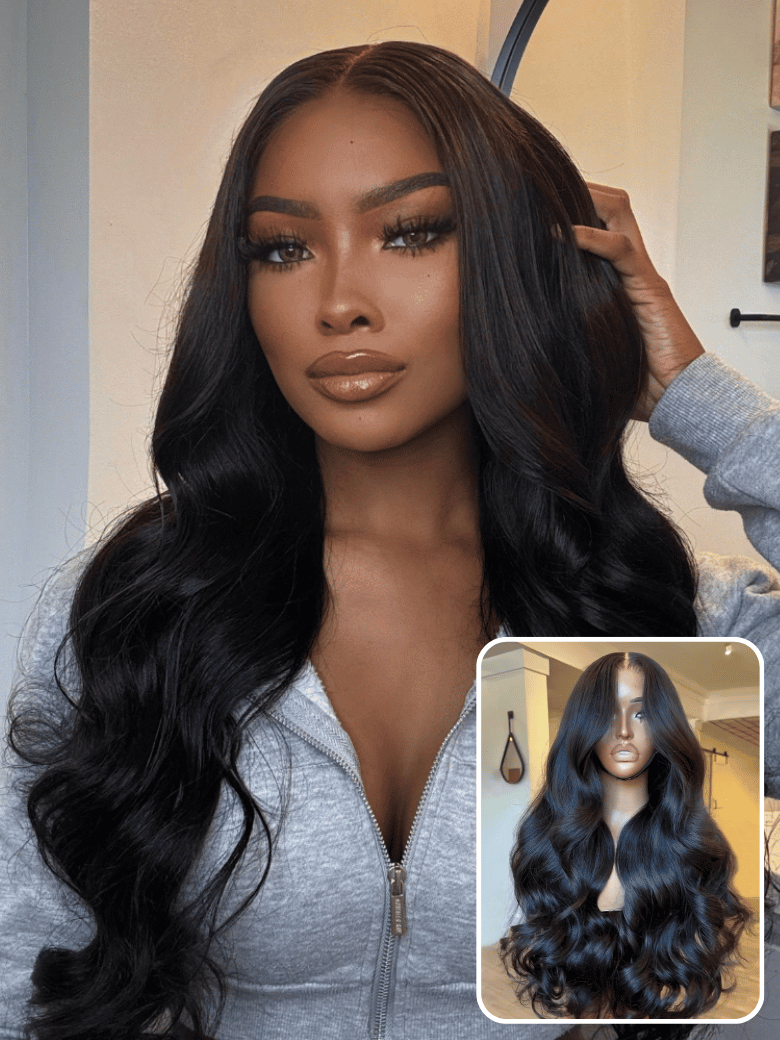 [Today $89] 13x4 HD Lace Bye-Bye Slip Body Wave Wig �C Pull & Go Fit Ear-to-Ear with Invisi Drawstring & 7x5 Lace Bye Bye Knots Wig