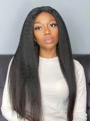 4Pcs Kinky Straight Remy Human Hair Bundles