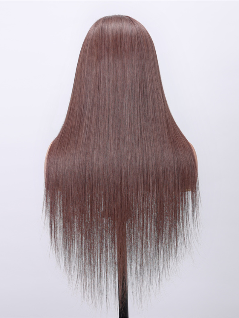 13x4 Lace Front Chocolate Mauve Straight Wig