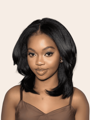 ByeBye Knots Wig 7x5 Put On And Go Glueless Lace Bleached Knots Bob Wig 150% Density