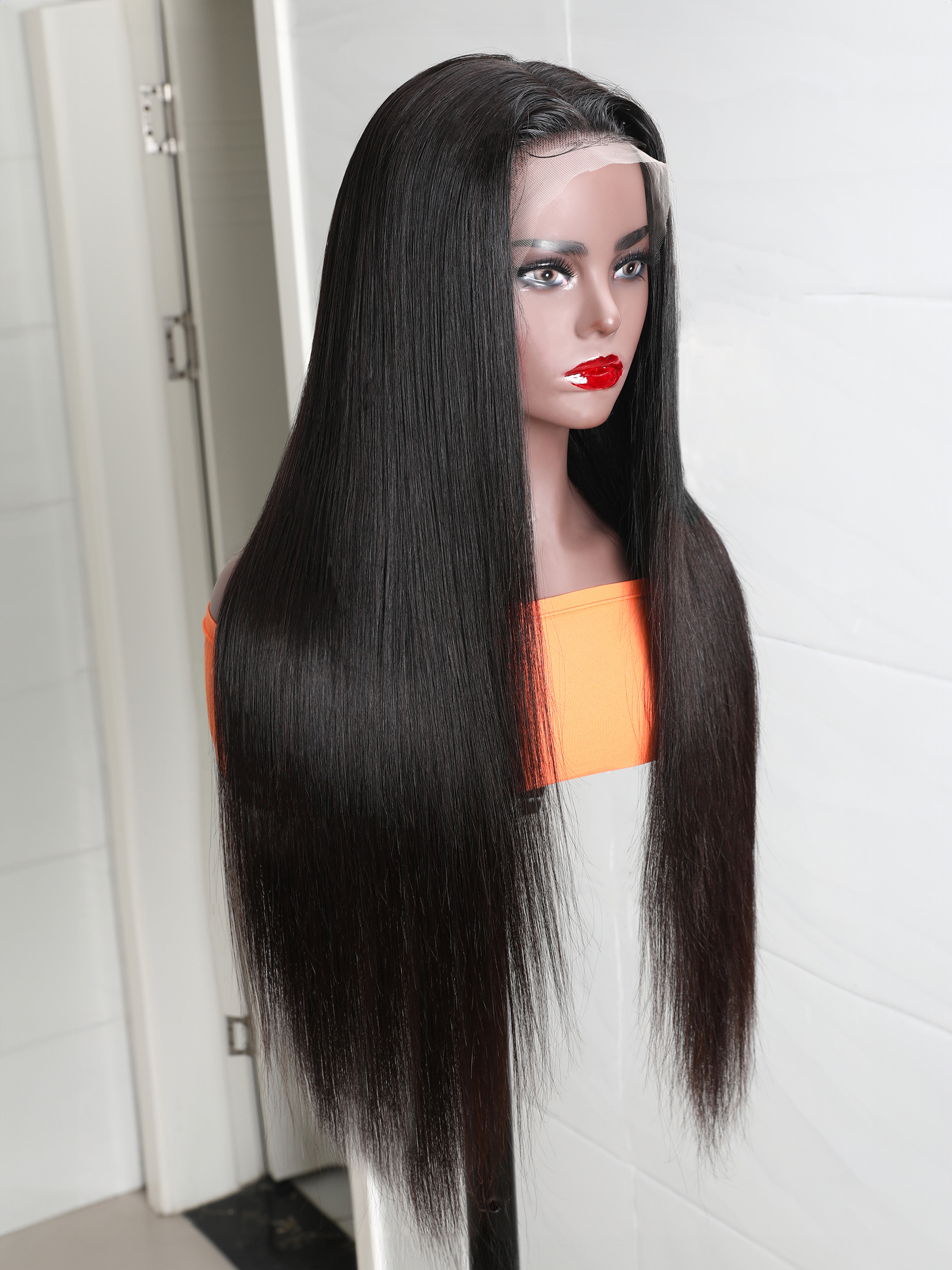 [200 Density] HD Lace Wigs 13x4 Curly Lace Front Wigs Human Hair Transparent Glueless Lace Wigs