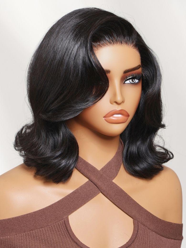 7x5 Bye-Bye Knots? Wig Glueless Lace Sunset Jerry Curly for Reddish Brown Drawstring Wig With Bleached Knots