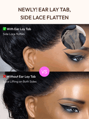 Invisible Strap 360 Lace Body Wave Wig All Head Size Friendly