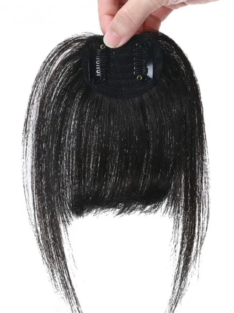 Clip In Bangs Straight Extensions Human Hair