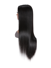 [22"=$99] InvisiBlend Drawstring Finger Coil Ends V Part  Curly& Straight V Part Human Hair Wig