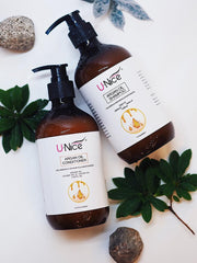Natural Argan Oil Moisturizing Shampoo and Deep Conditioner