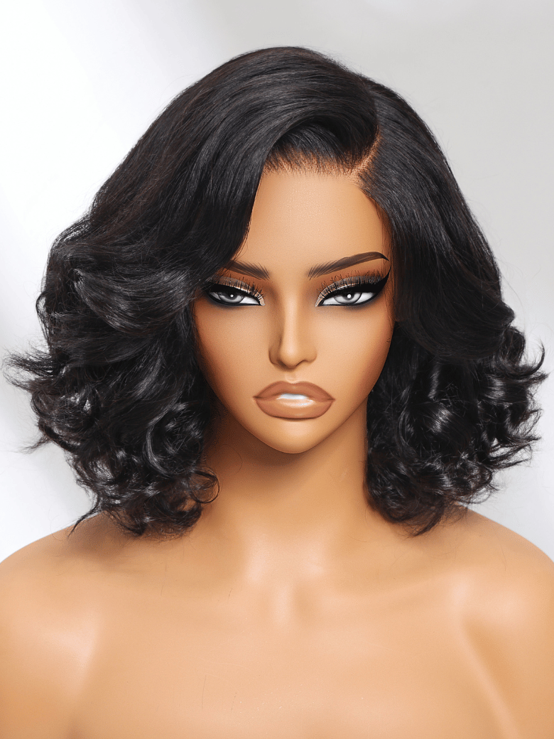 Bye-Bye Knots Wig 7x5&13x4 Lace Loose Wave Side Part Bob Wig 150% Density