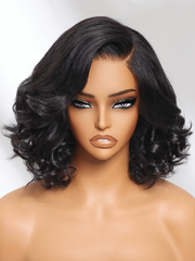 Bye-Bye Knots Wig 7x5&13x4 Lace Loose Wave Side Part Bob Wig 150% Density