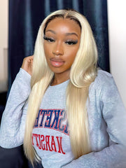 Straight Hair 3 Bundles T1b/613 Color Ombre Hair 100% Virgin Human Hair Weaves