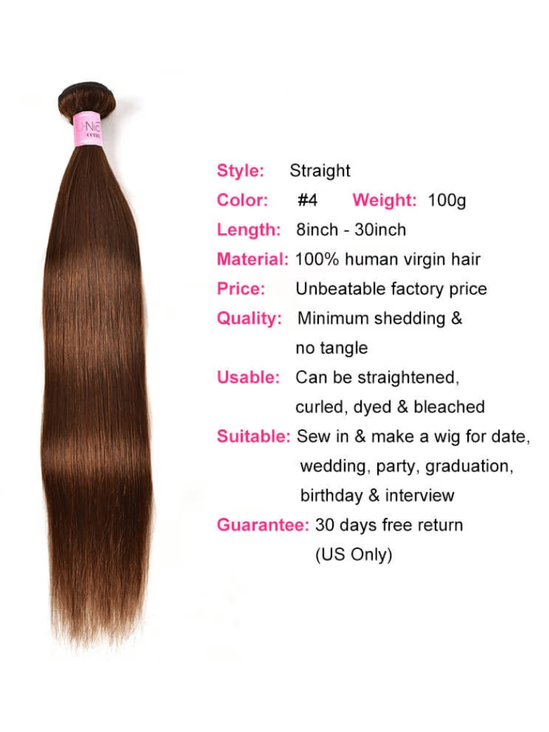 Rare Human Hair Weave #4 Body Wave Hair Bundles 1 Bundle Deal