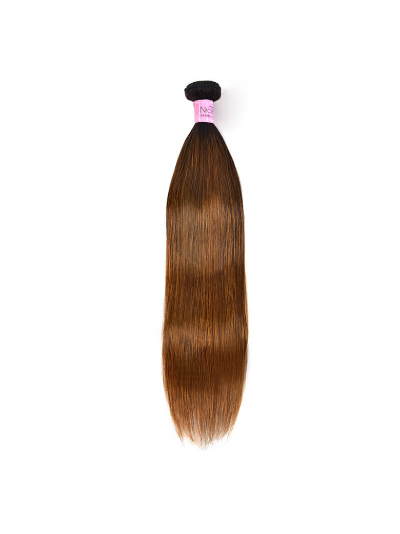 Superior Straight Human Hair Weave Virgin 1 Bundles Deals #FB30 Colored Hair
