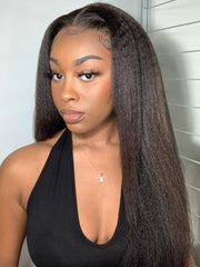 Hair Closure And Bundles 3 Pcs/pack Yaki Virgin Human Hair