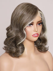 SLOANNE- 12" MONO & SWISS LACE BODY WAVE HUMAN HAIR WIG