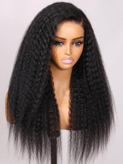 Bye Bye Knots Wig 7x5 Lace Frontal Black Bohemian Curly Wig
