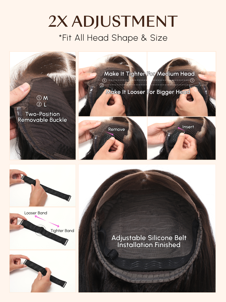 HD Bye-Bye Knots™ Wig 7x5 Quick Glueless & HD Lace Wet & Wavy Water Wave Invisible Knots Wig