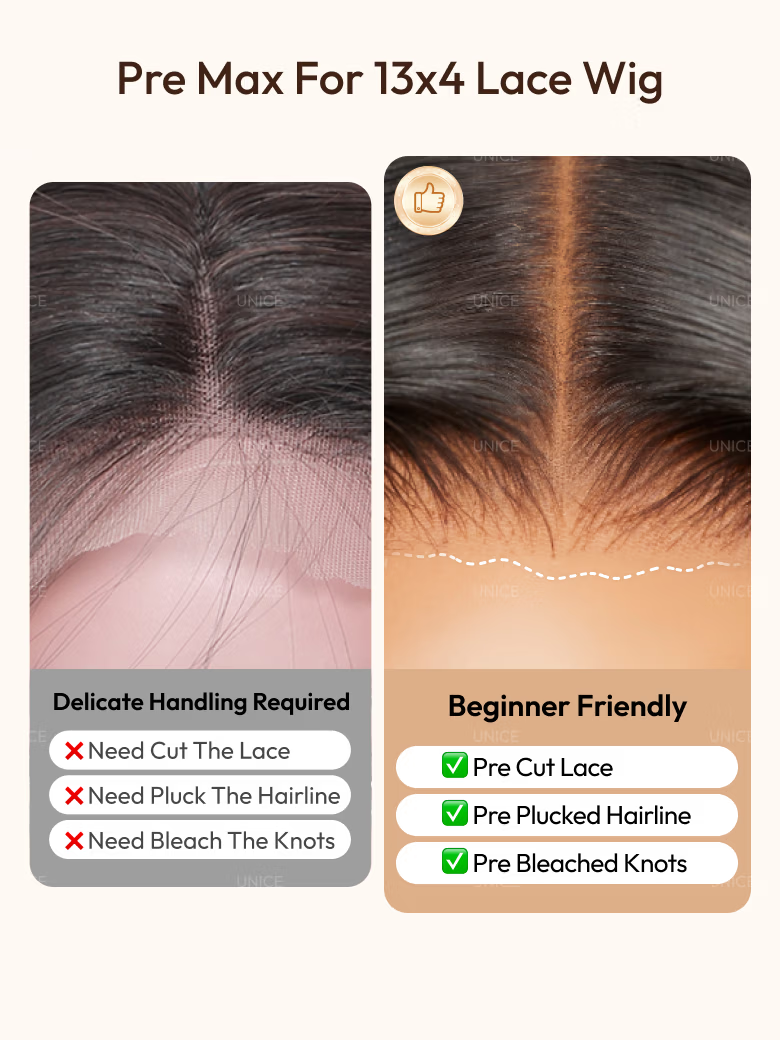 Bye-Bye Knots Wig Pre-Cut 7x5 Glueless Lace & 13x4 Pre Everything Honey Blonde Body Wave Drawstring Wig