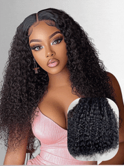7x5 Bye-Bye Knots Wig 150% Density Jerry Curly Wig With Bleached Invisible Knots