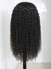 13x6 HD Lace Front Human Hair Curly 180 Density Wig