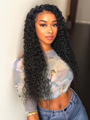 Icenu Series 1 Bundle Jerry Curly Human Virgin Hair Weaving Double Weft