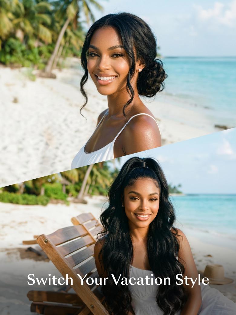 13x4 Bye-Bye Slip? Transparent Lace Front Pull And Go 3D Body Wave Wig Real Ear To Ear With Invisi Drawstring Wig