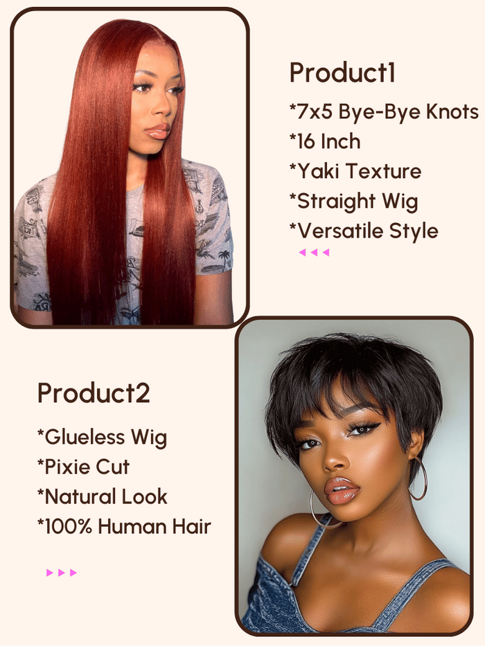 Petaluxe 2 Wigs $109 for 7x5 Bye-Bye Knots and Glueless Wig