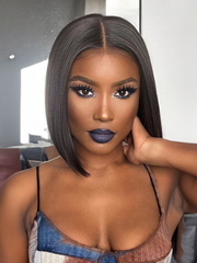 Blunt Cut Bob Closure Wigs Super Soft