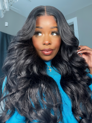 Put On And Go 6x4.5 / 5x5 Pre Cut Lace Body Wave Wig One Step Install Air Wig