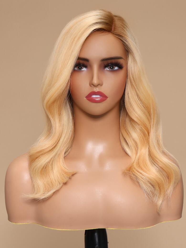 SERENA-14" MONO BODY WAVE HUMAN HAIR WIG