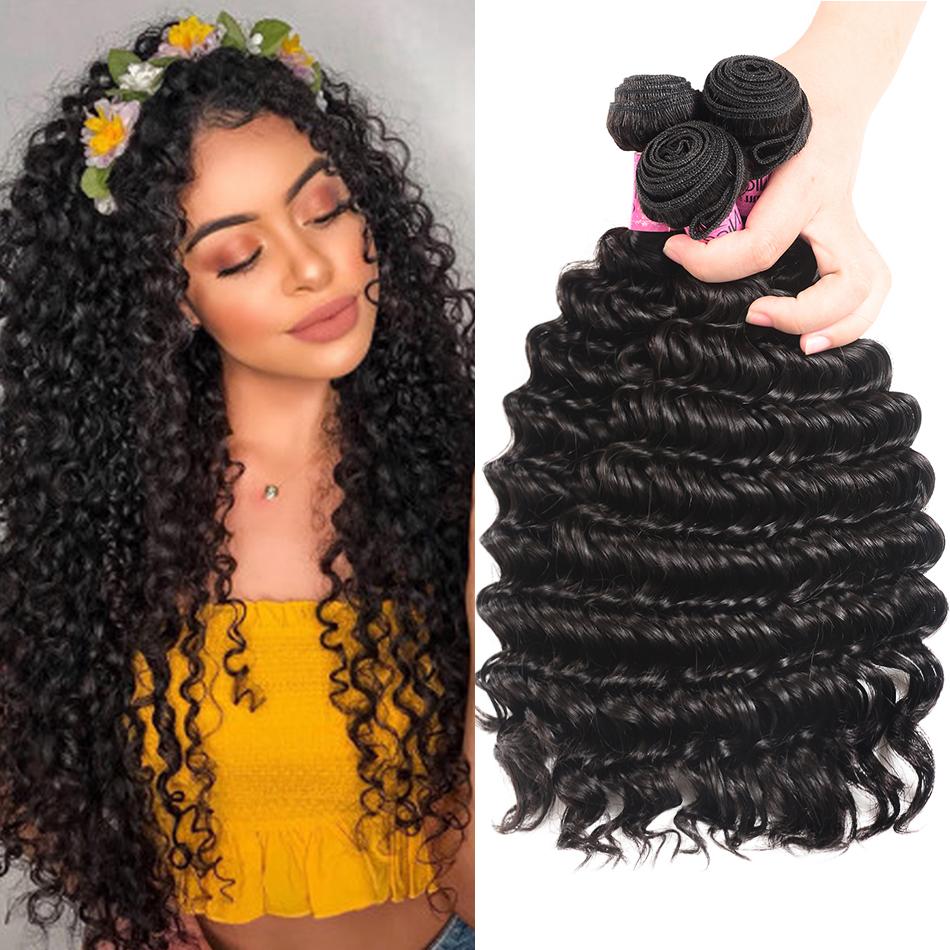 3pcs/pack Malaysian Deep Wave Hair Extension Kysiss Series