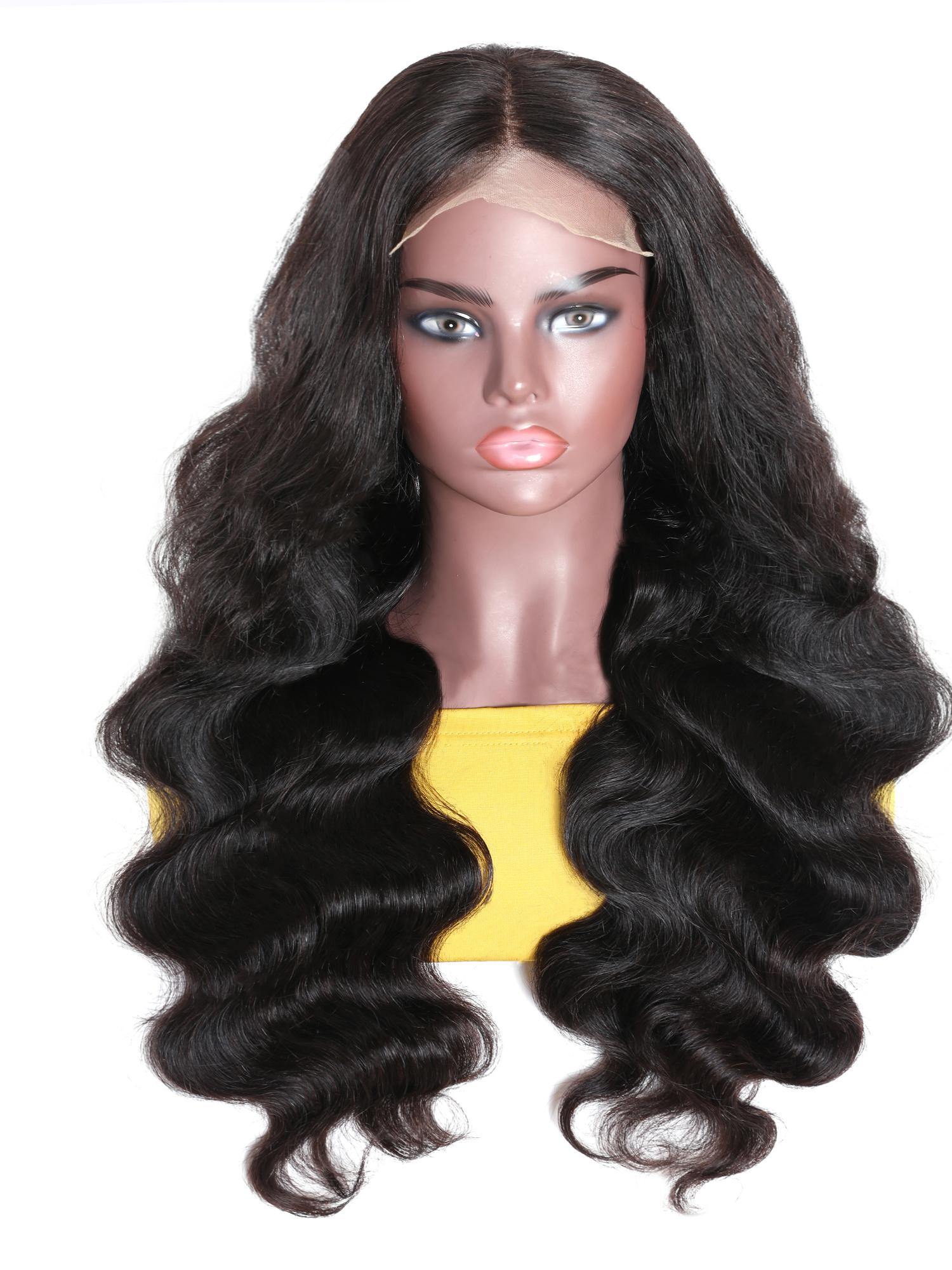 Brand Day Sale 5x5 HD Lace Closure Pre-Plucked Virgin Hair Body Wave Wig Amazing Lace Melted Match All Skins