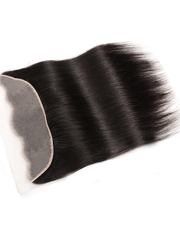 Hair 3 Bundles Straight Human Hair With 13x4 Lace Frontal