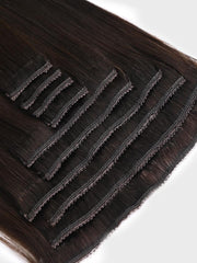 Mochachino Brown Human Hair Clip In Extension