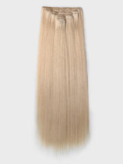 Ash Blonde Human Hair Clip In Extension