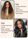 Petaluxe $189=2 Wigs | 18 Inch and 16 Inch 7x5 Bye-Bye Knots Wig