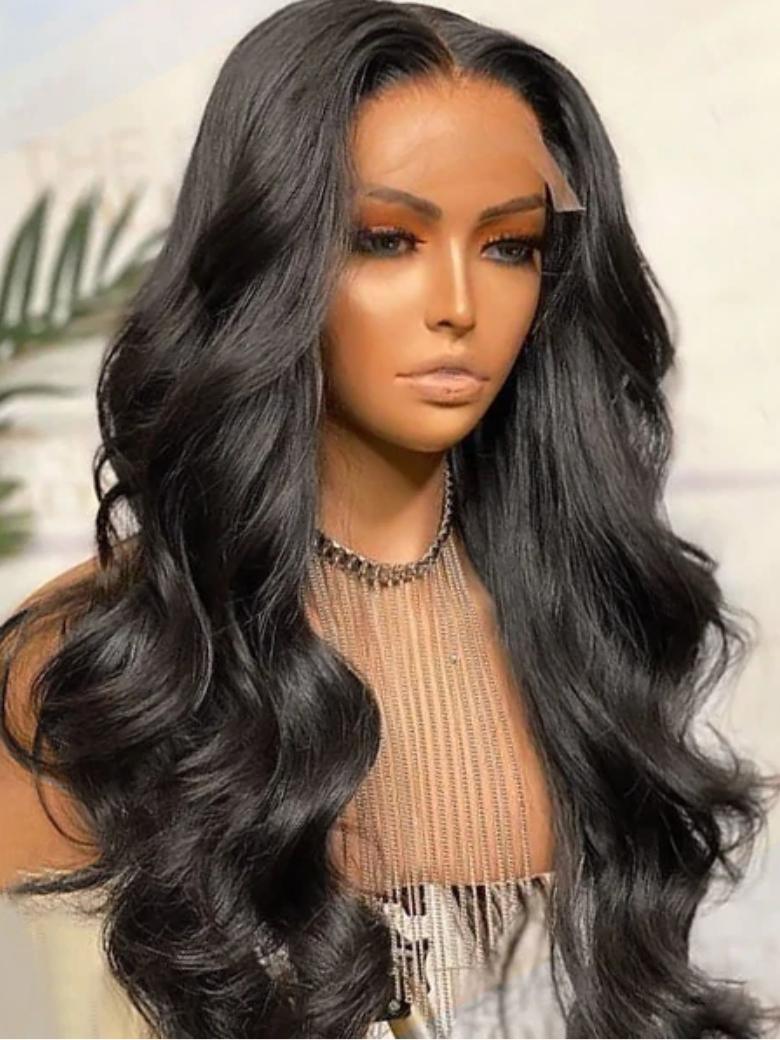Glueless Skin Melt 250% High Density Body Wave Human Hair HD Lace Wigs
