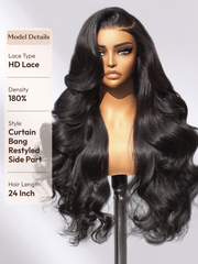 13x4 Pre-Everything? Transparent Lace Front 3D Body Wave Wig Real Ear To Ear With Invisi Drawstring Wig Lace Fit Better