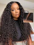 Petaluxe [26"=$119] 7x5 Bye-bye Knots Quick Install Glueless Water Wave Wig With Baby Hair 150% Density