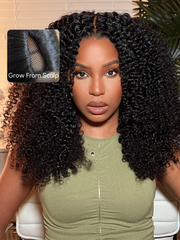 EasiContour V Part Glueless Kinky Curly Wig Hassle-Free